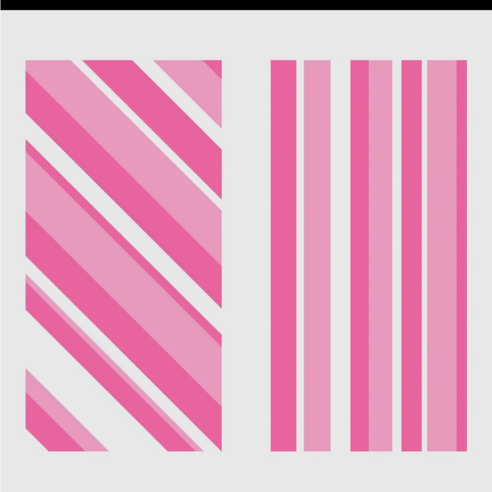 Pink Striped Patterned Katydid Quick Dry Towel